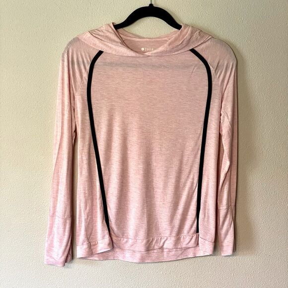 Zella, Women’s, Lightweight, Long-Sleeve, Light-Pink Hoodie. Size Large. - Picture 1 of 4